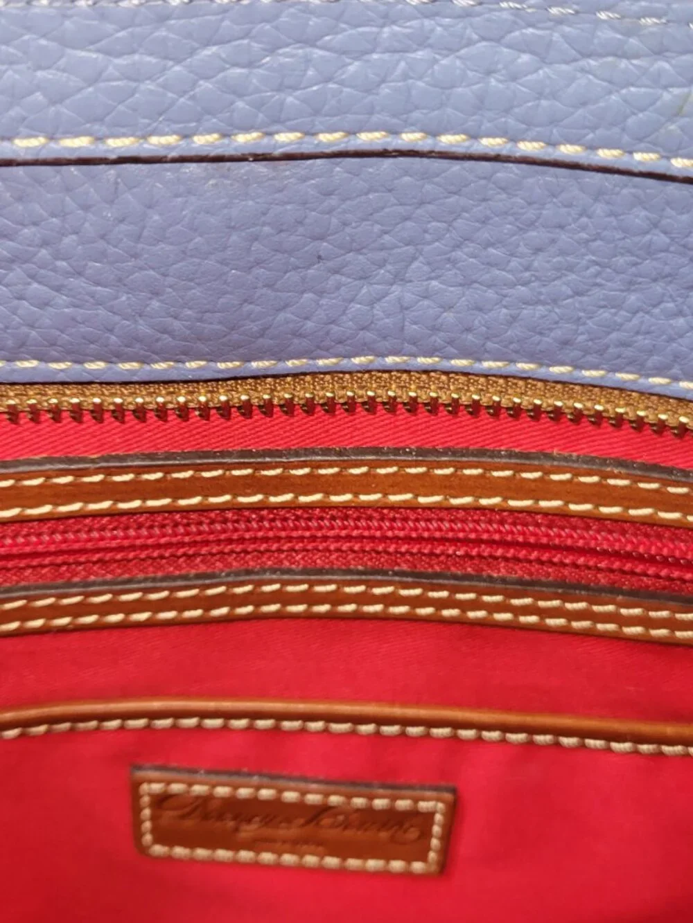 Dooney & Bourke  Small Lexington Shopper - Blue (Jeans)  [HL Item #HL10]